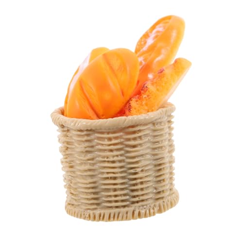 GALPADA 1Satz Brotmodell Realistische Gefälschte Lebensmittel für Puppenhaus Dekoration für Mini DIY Decor und Harzhandwerk Sicher für Perfektes Fotorequisit von GALPADA
