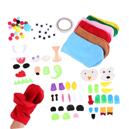 GALPADA 1Satz DIY Handpuppen Kit für Kreatives Filz Bastelset zur Herstellung von Handpuppen Fördert Fantasie und Koordination für Jahre Gestanztem Zubehör GALPADA 1Satz DIY Handpuppen Kit für Kreatives Filz Bastelset zur Herstellung von Handpuppen Fördert Fantasie und Koordination für Jahre Gestanztem Zubehör von GALPADA