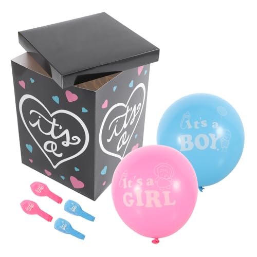 GALPADA 1Satz Dekorative Geschlechtsoffenbarungsbox für Babyparty mit Ballons Blaue und Ballons für Unvergessliche und Kreative GALPADA 1Satz Dekorative Geschlechtsoffenbarungsbox für Babyparty mit Ballons Blaue und Ballons für Unvergessliche und Kreative von GALPADA