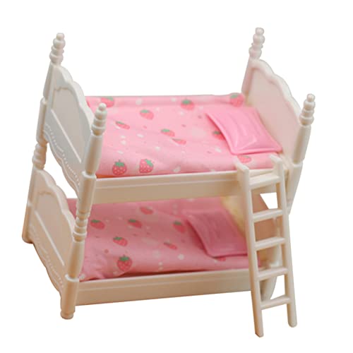 GALPADA 1Satz Etagenbett Modellset für Puppenhaus mit Bett Kissen und Decken für Kreative Schlafzimmerdekoration Zubehör für Mini Möbelmodell und Puppenzubehör GALPADA 1Satz Etagenbett Modellset für Puppenhaus mit Bett Kissen und Decken für Kreative Schlafzimmerdekoration Zubehör für Mini Möbelmodell und Puppenzubehör von GALPADA