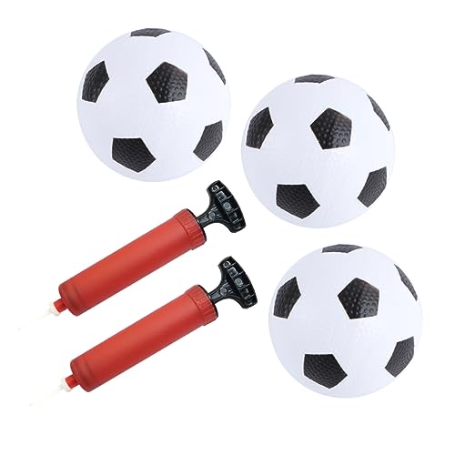 GALPADA 1Satz Fußball Spielzeugset Teiliges aus Fußbällen Roten Pumpen Pädagogisches Sportspielzeug für Jungen Drinnen und Draußen GALPADA 1Satz Fußball Spielzeugset Teiliges aus Fußbällen Roten Pumpen Pädagogisches Sportspielzeug für Jungen Drinnen und Draußen von GALPADA