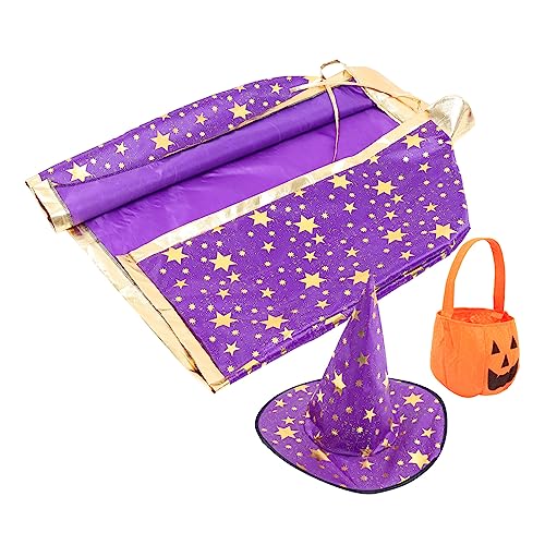 GALPADA 1Satz Halloween Kostümset Teiliges Cosplay mit Kürbiskap Hut für Halloween Partys Maskeraden Hochwertigem Material GALPADA 1Satz Halloween Kostümset Teiliges Cosplay mit Kürbiskap Hut für Halloween Partys Maskeraden Hochwertigem Material von GALPADA