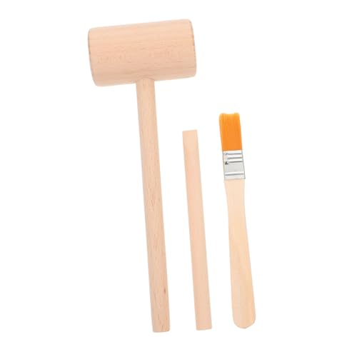 GALPADA 1Satz Holzhammer Ausgrabungsset für Meißel Pinsel und Grabwerkzeug für Kreatives Spiel und Geologische Entdeckungen Ergonomisches Design für Kleine Hände GALPADA 1Satz Holzhammer Ausgrabungsset für Meißel Pinsel und Grabwerkzeug für Kreatives Spiel und Geologische Entdeckungen Ergonomisches Design für Kleine Hände von GALPADA