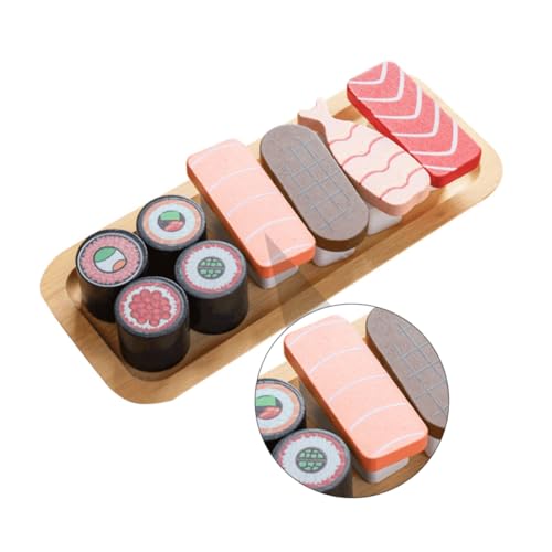 GALPADA 1Satz Holzspielzeug Sushi Simuliertes Kochspielzeug für Jungen und Lebensmittel Figuren Kreatives Rollenspielzeug für Hölzerne Modellverzierung GALPADA 1Satz Holzspielzeug Sushi Simuliertes Kochspielzeug für Jungen und Lebensmittel Figuren Kreatives Rollenspielzeug für Hölzerne Modellverzierung von GALPADA