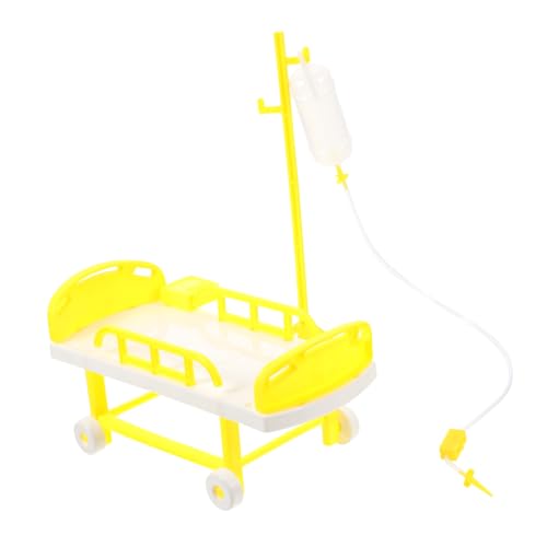 GALPADA 1Satz Medizinisches Bettspielzeug Set Mit Infusionsflasche Für Realistische Arztspielzeug Für Kreatives Rollenspiel Für Doktorspiel Und Hausdekor von GALPADA