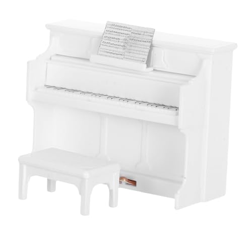 GALPADA 1Satz Miniatur Klavier mit Hocker Charmantes Kinderspielzeug für Puppenhaus Dekoration Hochwertiges Detailreiches Miniaturmöbel für Kreative Szenengestaltung GALPADA 1Satz Miniatur Klavier mit Hocker Charmantes Kinderspielzeug für Puppenhaus Dekoration Hochwertiges Detailreiches Miniaturmöbel für Kreative Szenengestaltung von GALPADA