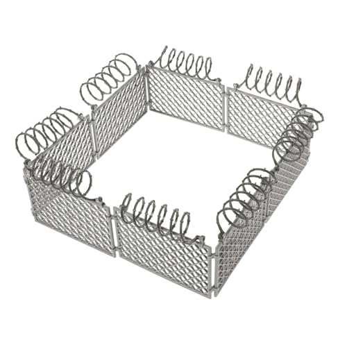 GALPADA 1Satz Miniaturzaun aus Kunststoff Realistischer Spielzeugzaun für DIY Bausteine und Miniaturmodelle für Gefängnis und Kriegsszenen Einfache Montage Flexible Anwendungen GALPADA 1Satz Miniaturzaun aus Kunststoff Realistischer Spielzeugzaun für DIY Bausteine und Miniaturmodelle für Gefängnis und Kriegsszenen Einfache Montage Flexible Anwendungen von GALPADA
