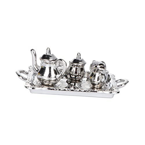 GALPADA 1Satz Puppenhaus Dekorative Tischzubehör Geschenkidee für Freunde Silberfarbenes Design GALPADA 1Satz Puppenhaus Dekorative Tischzubehör Geschenkidee für Freunde Silberfarbenes Design von GALPADA