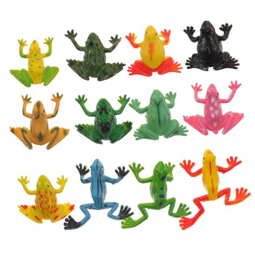 GALPADA 1Satz Realistische Froschspielzeuge Aus Froschmodelldekor Für Pädagogisches Für Badewanne Und Lernspiele Frösche Figur von GALPADA