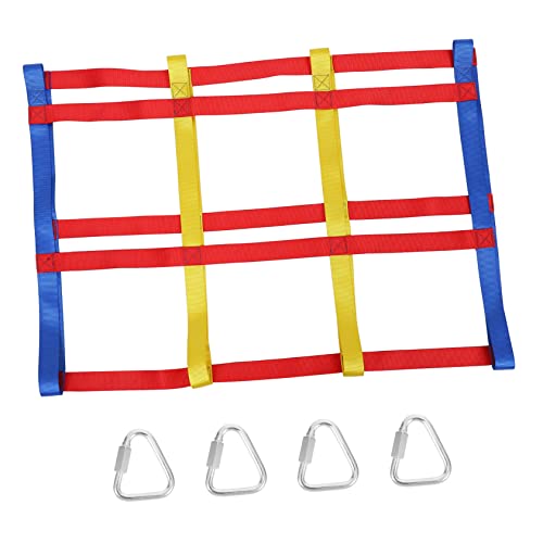 GALPADA 1Satz Regenbogen Kletternetz Für Farbige Kletterspielzeuge Für Outdoor Aktivitäten Physisches Training Und Spielplatzgestaltung Garten von GALPADA