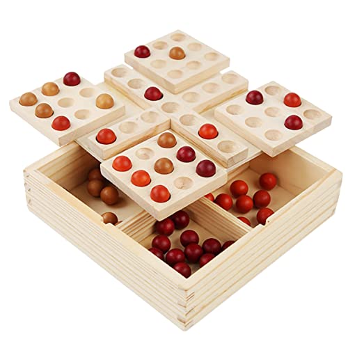 GALPADA 1Satz Rotierendes Schachspiel aus Naturholz für Spieler Multifunktionales Brettspiel für Familien und Erwachsene für Innen und Außen Sicheres und Langlebiges Material GALPADA 1Satz Rotierendes Schachspiel aus Naturholz für Spieler Multifunktionales Brettspiel für Familien und Erwachsene für Innen und Außen Sicheres und Langlebiges Material von GALPADA