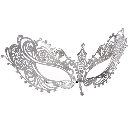 GALPADA 1Stk Strass-Party-Maske Tanzparty-Maske Cosplay-Maske Ball Masken Silber- Augenbinde von GALPADA