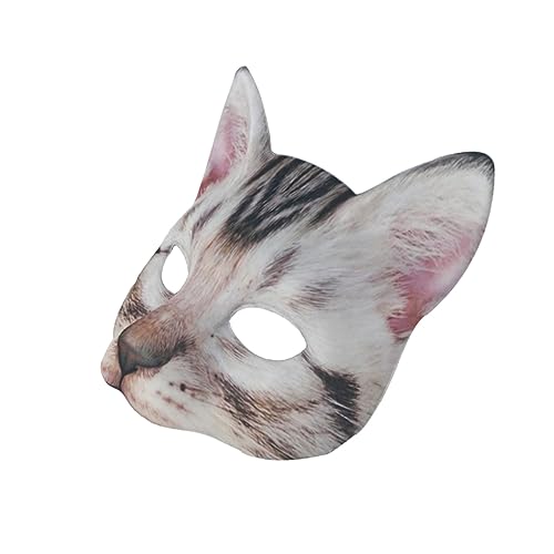 GALPADA 1Stk Cosplay-Gesichtskatzenmaske halloween masken halloweenmaske katzen masken halbmaske halloween Halloween-Maske Kostüm Maskerade Katze Gesichtsmaske lustige Katzenmaske Blue von GALPADA