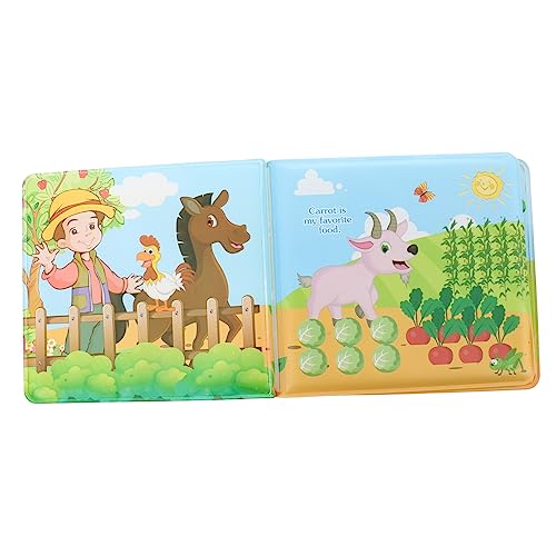 GALPADA 1Stück Badebuch Wasserdichtes Reißfestes Bilderbuch für Badewanne Frühe Bildungsförderung mit Leuchtenden Farben und Interaktiven Geräuschen für Kleinkinder GALPADA 1Stück Badebuch Wasserdichtes Reißfestes Bilderbuch für Badewanne Frühe Bildungsförderung mit Leuchtenden Farben und Interaktiven Geräuschen für Kleinkinder von GALPADA
