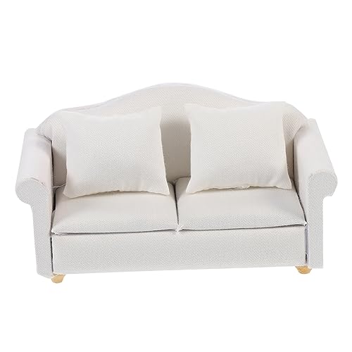 GALPADA 1Stück Puppenhaus Möbel Weißes Sofa für DIY Puppenhaus Dekoration und Kunsthandwerk Puppenhäuser und Micro Landschaften GALPADA 1Stück Puppenhaus Möbel Weißes Sofa für DIY Puppenhaus Dekoration und Kunsthandwerk Puppenhäuser und Micro Landschaften von GALPADA