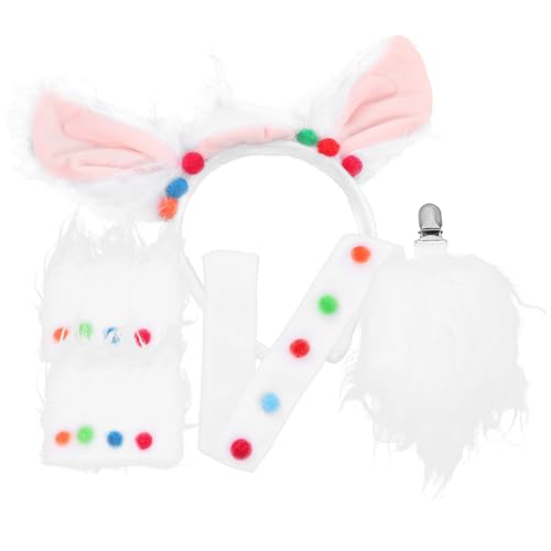 GALPADA 1satz Alpaka Ohren Stirnband Kostümset Mit Und Kragen Tierkostüm Für Erwachsene Für Partys Cosplay Und Bühnenaufführungen Leicht Und Bequem Wiederverwendbar GALPADA 1satz Alpaka Ohren Stirnband Kostümset Mit Und Kragen Tierkostüm Für Erwachsene Für Partys Cosplay Und Bühnenaufführungen Leicht Und Bequem Wiederverwendbar von GALPADA