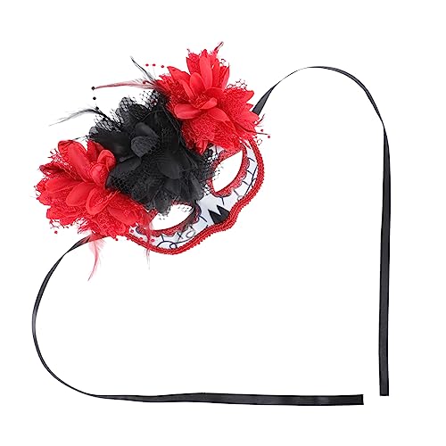 GALPADA 1stück Blumen- Für Halloween Und Dekorative Halbmaske Für Kostümpartys Und Nachtclubs Und Zu Tragen Und Auffällig GALPADA 1stück Blumen- Für Halloween Und Dekorative Halbmaske Für Kostümpartys Und Nachtclubs Und Zu Tragen Und Auffällig von GALPADA
