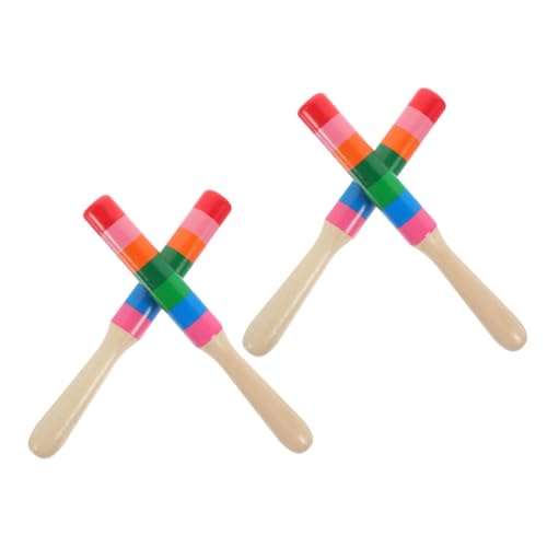 GALPADA 2 Paare Holz Rhythmus Sticks für Dekorative Musik Instrumente zur des Rhythmusgefühls Hand Augen Koordination Sicher und Praktisch GALPADA 2 Paare Holz Rhythmus Sticks für Dekorative Musik Instrumente zur des Rhythmusgefühls Hand Augen Koordination Sicher und Praktisch von GALPADA