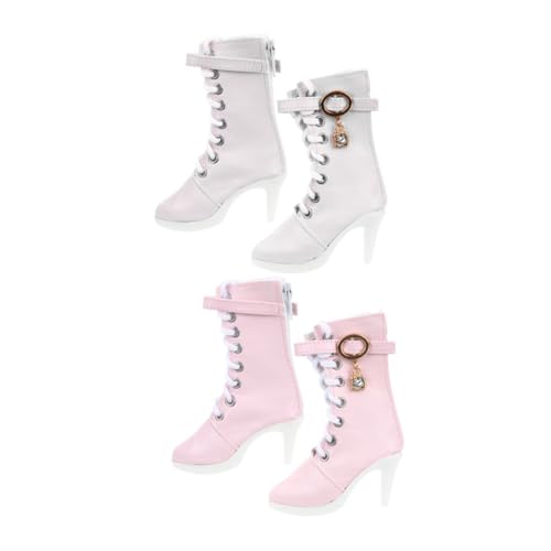 GALPADA 2 Paare Miniatur Puppen High Heels Stiefel Elegant Gestaltet Prinzessin Doll Schuhe Für Mädchen Puppenmode Zubehör Fein Verarbeitet GALPADA 2 Paare Miniatur Puppen High Heels Stiefel Elegant Gestaltet Prinzessin Doll Schuhe Für Mädchen Puppenmode Zubehör Fein Verarbeitet von GALPADA