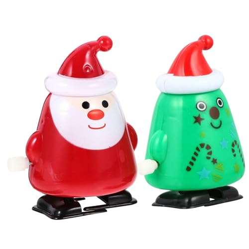 GALPADA 2 STK. Weihnachtliche Aufziehspielzeuge Cartoon Laufspielzeug Bunte Farben Sicheres Geschenk für Festival Party Deko Spaß GALPADA 2 STK. Weihnachtliche Aufziehspielzeuge Cartoon Laufspielzeug Bunte Farben Sicheres Geschenk für Festival Party Deko Spaß von GALPADA