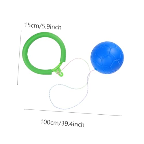 GALPADA 2 STÜCK Fitnessgerät Springball Drehender Hüpfball Bouncy Ball Outdoor für Jungen und Mädchen Weiches Material Sicher und Einfach zu Verwenden Zufällige Farbe Zufällige Farbe von GALPADA