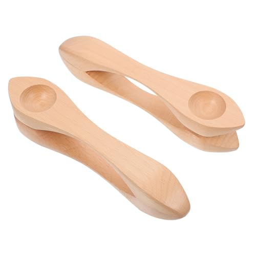 GALPADA 2 STÜCK Holz Schlaginstrument Teilig Musikalische Löffel Percussion Instrument Kindergarten Umweltfreundlich und Sicher GALPADA 2 STÜCK Holz Schlaginstrument Teilig Musikalische Löffel Percussion Instrument Kindergarten Umweltfreundlich und Sicher von GALPADA