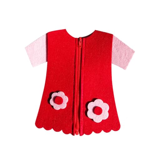 GALPADA 2 STÜCK Teiliges DIY Knopf Reißverschluss Lustiges Kleidungsspielzeug für Frühe Bildung Geeignet für Fördert die Motorik und Kreativität Rot Gelb GALPADA 2 STÜCK Teiliges DIY Knopf Reißverschluss Lustiges Kleidungsspielzeug für Frühe Bildung Geeignet für Fördert die Motorik und Kreativität Rot Gelb von GALPADA
