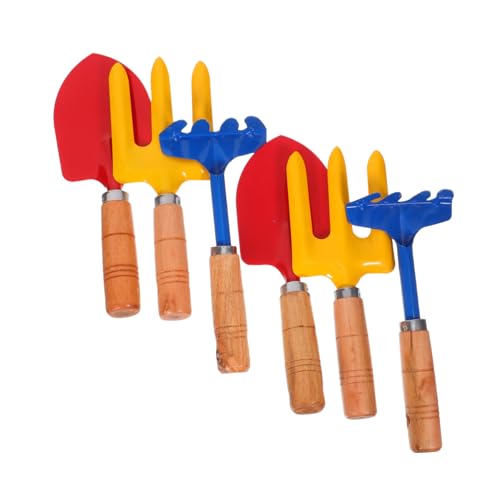 GALPADA 2 Sätze Buntes Gartenspielzeug Schaufel Leicht Handlich Sicher für Garten und Sandkasten für Jungen Mädchen und Lernen Draußen von GALPADA