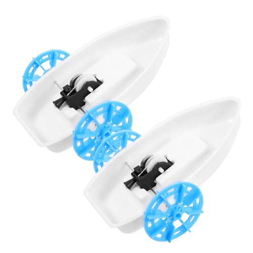 GALPADA 2 Sätze DIY Amphibisches Raddampfer Modell Bausatz aus Stabilem PVC Sicher Leicht und Langlebig Kreatives Wissenschaftsprojekt für Familien als Dekoratives Bootsspielzeug von GALPADA
