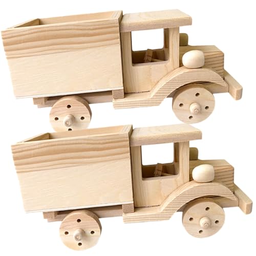GALPADA 2 Sätze Holzpuzzle Modellset Teilig DIY Lernspielzeug Kreativ Bausatz aus Holz für Fantasieförderung und Geschicklichkeitstraining von GALPADA