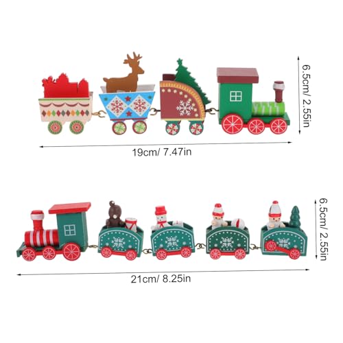 GALPADA 2 Sätze Weihnachtliche Holz Zug Deko Teilig Bunte Weihnachtsdeko Party Festlich Holzspielzeug GALPADA 2 Sätze Weihnachtliche Holz Zug Deko Teilig Bunte Weihnachtsdeko Party Festlich Holzspielzeug von GALPADA