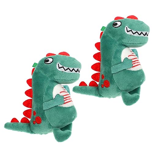 GALPADA 2 Stck Plüsch Dinosaurier Schnapparmbänder für Lustige Kuschelige Armbänder Accessoire für Partys und Mitgebsel von GALPADA
