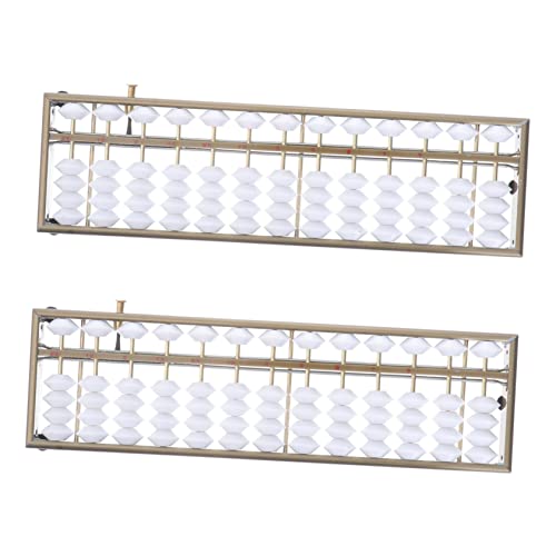 GALPADA 2 Stück Aluminiumlegierung für Stelliges Rechenbrett mit Reset Funktion Lernhilfe Kopfrechnen und Zahlenverständnis für Schüler und Junge Mädchen GALPADA 2 Stück Aluminiumlegierung für Stelliges Rechenbrett mit Reset Funktion Lernhilfe Kopfrechnen und Zahlenverständnis für Schüler und Junge Mädchen von GALPADA