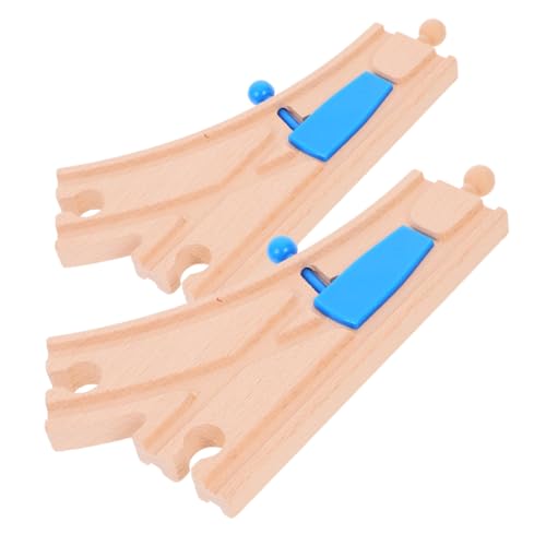 GALPADA 2 Stück Blaue Spur Bahngleise gebogen Zug verfolgen Modellzug Auto-Track- Eisenbahnschienen Spielzeugeisenbahnen rollender Zug-Trackball n Spur Gleisstützen Holz GALPADA 2 Stück Blaue Spur Bahngleise gebogen Zug verfolgen Modellzug Auto-Track- Eisenbahnschienen Spielzeugeisenbahnen rollender Zug-Trackball n Spur Gleisstützen Holz von GALPADA