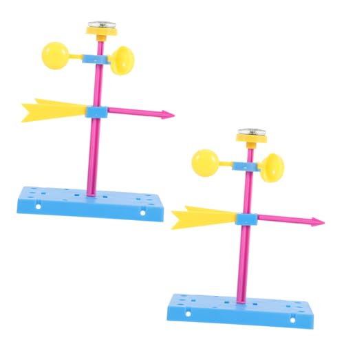 GALPADA 2 Stück DIY Windrichtungsanzeiger Bausatz Teilig Kindersicheres Kunststoffspielzeug Pädagogisch Fördert Naturwissenschaftliche Experimente für Mädchen und Jungen Ab Schulalter GALPADA 2 Stück DIY Windrichtungsanzeiger Bausatz Teilig Kindersicheres Kunststoffspielzeug Pädagogisch Fördert Naturwissenschaftliche Experimente für Mädchen und Jungen Ab Schulalter von GALPADA