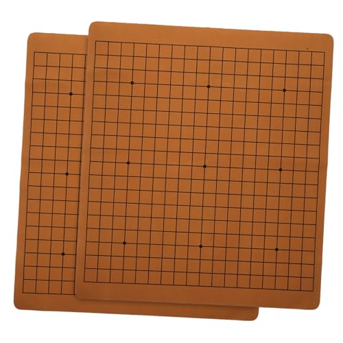 GALPADA 2 Stück Faltbares Gobang Spielbrett aus Langlebigem PU Leder Doppelseitig Leichtes Go Spielbrett für Erwachsene Tragbares Sicheres und Handfreundliches Zufällige Farbe GALPADA 2 Stück Faltbares Gobang Spielbrett aus Langlebigem PU Leder Doppelseitig Leichtes Go Spielbrett für Erwachsene Tragbares Sicheres und Handfreundliches Zufällige Farbe von GALPADA