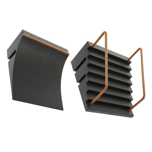 GALPADA 2 Stück Finger Skateboard Ramp Skatepark Zubehör aus Langlebigem Material für Fingerskateboard Training und Koordinationsförderung Geeignet für Skateboard Fans von GALPADA