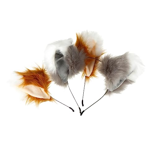 GALPADA 2 Stück Flauschiger Fuchs Haarreif Niedliche Tierohren Haarschmuck für Cosplay Hochzeiten und Partys Elastisch und Langlebig für und Mädchen GALPADA 2 Stück Flauschiger Fuchs Haarreif Niedliche Tierohren Haarschmuck für Cosplay Hochzeiten und Partys Elastisch und Langlebig für und Mädchen von GALPADA