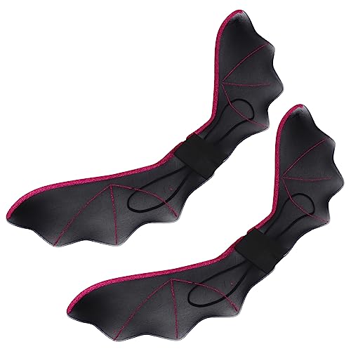 GALPADA 2 Stück Fledermausflügel Cosplay-accessoires Für Halloween Halloween-gefälligkeiten Für Cosplay-flügel Halloween -dekorationen Halloween-partygeschenke Polyester von GALPADA