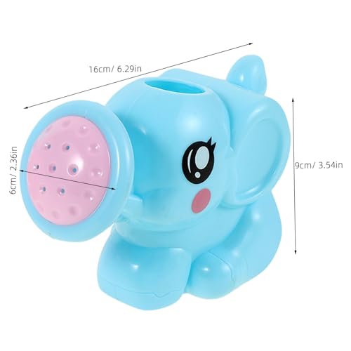 GALPADA 2 Stück Gießkanne Elefant Badespielzeug Wasserspielzeug für Kleinkinder Leicht Robust mit Griff für Badewanne Garten Indoor und Outdoor Pflanzenbewässerung von GALPADA