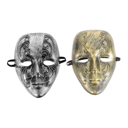 GALPADA 2stücke Vintage Für Und Halloween Vollgesichtsmaske Für -bälle Retro-design Für Kostümpartys Und Theateraufführungen GALPADA 2stücke Vintage Für Und Halloween Vollgesichtsmaske Für -bälle Retro-design Für Kostümpartys Und Theateraufführungen von GALPADA