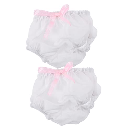 GALPADA 2 Stück Höschen für Puppen Toys mädchen Puppen windel Mini-Unterwäsche Puppensocken Babypuppenhöschen Mini-Puppenhöschen Zubehör für Puppenhöschen Stoff Weiß GALPADA 2 Stück Höschen für Puppen Toys mädchen Puppen windel Mini-Unterwäsche Puppensocken Babypuppenhöschen Mini-Puppenhöschen Zubehör für Puppenhöschen Stoff Weiß von GALPADA