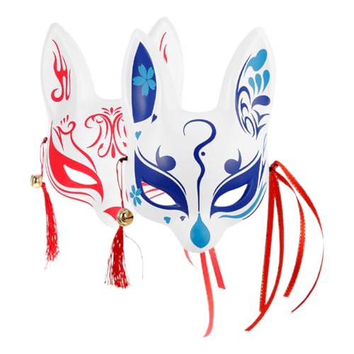 GALPADA 2 Stück Japanische Fuchs-dämonenmaske Fuchsmaske Halbmaske Fuchs Maskerade Maske Katze Gesichtsmaske Tierische Maske Masken Im Japanischen Stil Maskerade Fuchsmaske Fuchsmasken Pvc GALPADA 2 Stück Japanische Fuchs-dämonenmaske Fuchsmaske Halbmaske Fuchs Maskerade Maske Katze Gesichtsmaske Tierische Maske Masken Im Japanischen Stil Maskerade Fuchsmaske Fuchsmasken Pvc von GALPADA