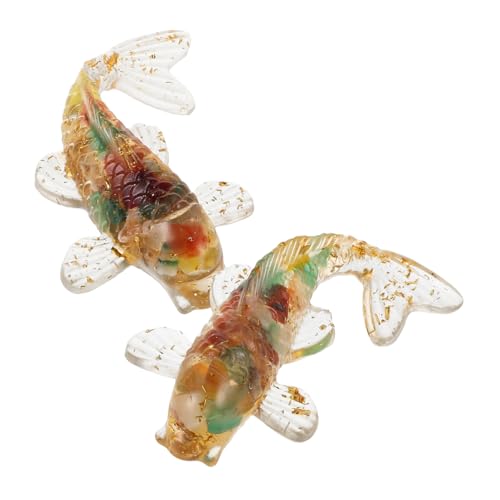 GALPADA 2 Stück Karpfen-Kristallornamente Fischfiguren aus Kristall Nachahmung Einer Krabbe Mini-Glastiere Tierfiguren aus Kristall Fischdekor aus Glas kleine Glasfiguren Harz-Leim GALPADA 2 Stück Karpfen-Kristallornamente Fischfiguren aus Kristall Nachahmung Einer Krabbe Mini-Glastiere Tierfiguren aus Kristall Fischdekor aus Glas kleine Glasfiguren Harz-Leim von GALPADA