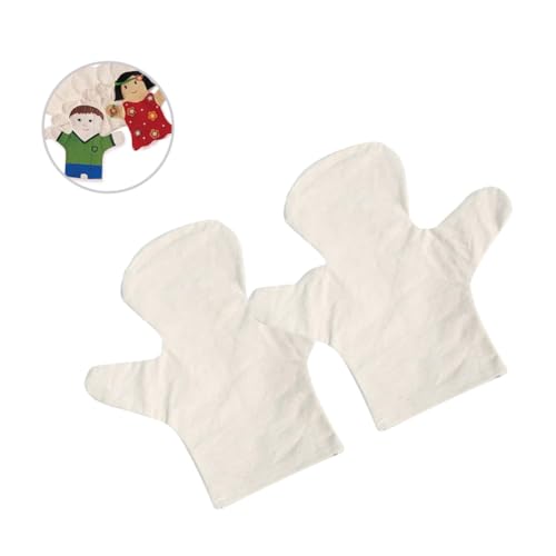 GALPADA 2 Stück Kindergarten DIY Fingerpuppen aus Weißem Canvas Handgemacht Kreatives Bastelmaterial für Handpuppen für Geschichtenerzählen und Spielerisches Lernen GALPADA 2 Stück Kindergarten DIY Fingerpuppen aus Weißem Canvas Handgemacht Kreatives Bastelmaterial für Handpuppen für Geschichtenerzählen und Spielerisches Lernen von GALPADA