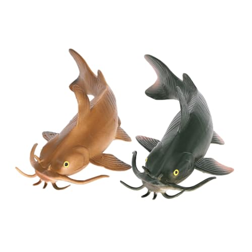 GALPADA 2 Stück Kleine Realistische Wels fischmodelle aus Kunststoff Detailgetreue Simulation Vielseitig als Deko und Foto Requisite für Aquariumliebhaber GALPADA 2 Stück Kleine Realistische Wels fischmodelle aus Kunststoff Detailgetreue Simulation Vielseitig als Deko und Foto Requisite für Aquariumliebhaber von GALPADA