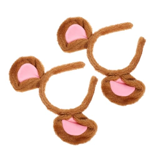 GALPADA 2 Stück Mausohren Haarreifen für Niedliche Tierohren Kopfbedeckung für Cosplay Halloween und Partys Leicht und Bequem für Verschiedene Outfits von GALPADA