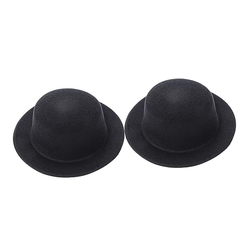 GALPADA 2 Stück Mini DIY Haarnadeln Schwarz Handgemachte Hüte für Bastelprojekte Dekorative Accessoires für Haar und Kostümgestaltung GALPADA 2 Stück Mini DIY Haarnadeln Schwarz Handgemachte Hüte für Bastelprojekte Dekorative Accessoires für Haar und Kostümgestaltung von GALPADA
