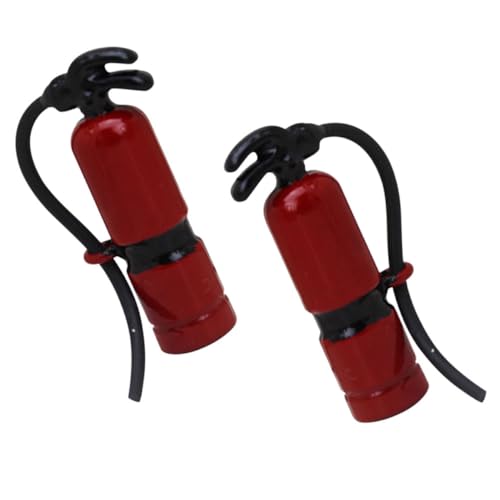 GALPADA 2 Stück Mini Feuerlöscher Modelle für Puppenhaus Deko Metallische Ornamente für DIY und Miniatur Szenen GALPADA 2 Stück Mini Feuerlöscher Modelle für Puppenhaus Deko Metallische Ornamente für DIY und Miniatur Szenen von GALPADA