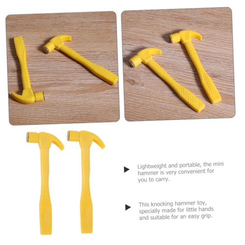 GALPADA 2 Stück Mini Hammer Teilig Leichtes Klopf Hämmerspielzeug für Ergonomischer Griff Handliches Lernspielzeug Pädagogisches Werkzeug für Mädchen und Jungen Eltern Junge Mädchen GALPADA 2 Stück Mini Hammer Teilig Leichtes Klopf Hämmerspielzeug für Ergonomischer Griff Handliches Lernspielzeug Pädagogisches Werkzeug für Mädchen und Jungen Eltern Junge Mädchen von GALPADA